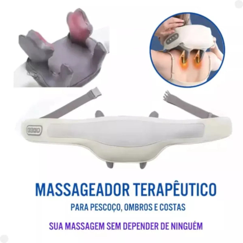 Massageador Top Pescoço Costas Lombar Pernas