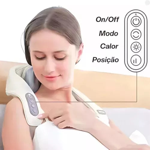 Massageador Top Pescoço Costas Lombar Pernas